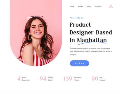 Portfolio Website Inspiration, Personal Website Design, Personal Website Portfolio, Ux Design Portfolio, Best Landing Page Design, Landing Page Inspiration, Web Portfolio, Portfolio Design Layout, Portfolio Website Design