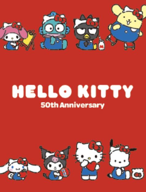 https://shop.sanrio.co.jp/special/kt50thbirthday?utm_source=fb&utm_medium=social&utm_campaign=fbkt_kt_20231129#mysanrio Sanrio Style, Sanrio Wallpaper, Kitty Wallpaper, Hello Kitty Wallpaper, 50th Anniversary, Hello Kitty, Art Drawings, Kitty, Illustrations