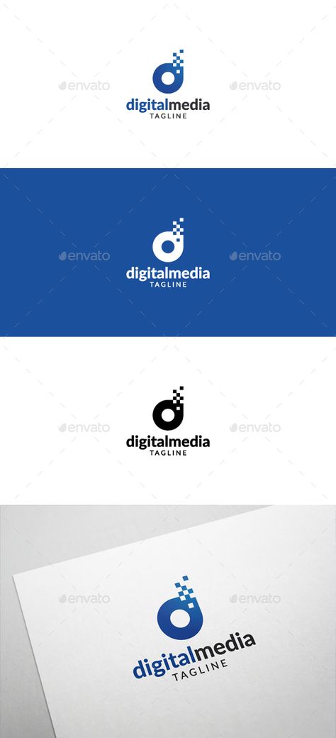 Digital Media Wall, Digital Media Logo, Data Logo, Digital Media Art, News Logo, Digital Media Design, Inspiration Logo Design, Architecture Logo, Digital Media Marketing