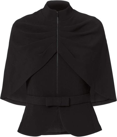 Brandon Maxwell Bow Belt Cape Jacket ($1019) // as seen on Jacqueline Voorhees played by Jane Krakowski in the unbreakable Kimmy Schmidt episode 4x05 Jane Krakowski, Belted Cape, Kimmy Schmidt, Unbreakable Kimmy Schmidt, Bow Belt, Brandon Maxwell, Cape Jacket, Celebrity Outfits, Sophisticated Style