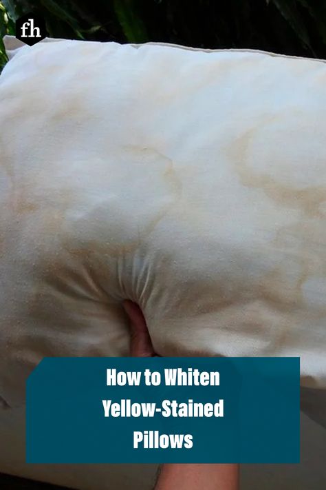 https://trib.al/Lq3mHaG How To Whiten Yellow Pillows, Mildew Remover, The Better Man Project, Yellow Pillows, Diy Laundry, Wool Dryer Balls, Digital Health, Dishwasher Detergent, Household Products