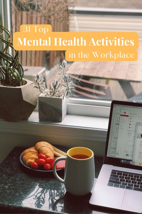 Positive mental health activities at work help to support overall employee wellbeing. Mental Health Day Activities Eyfs, Mental Health Worker, Mental Health Week, Mental Health Activities, Team Activities, Wellness Activities, Health Activities, Positive Mental Health, Mental Health Day