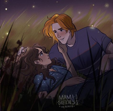 Weasley Twins Fanart, Fred And Hermione, Hermione Granger Fanart, Hermione Fan Art, Harry Potter Girl, Harry Potter Illustrations, Harry Potter Feels, Fred And George Weasley, Harry Potter Artwork