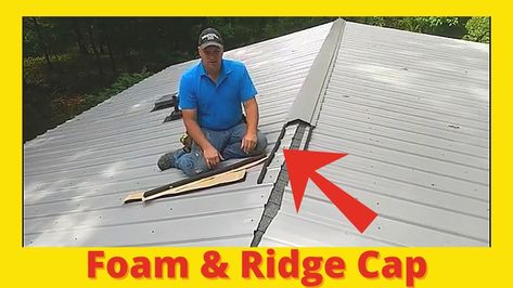 Metal Roof Installing Foam And Ridge Cap

#metalroof #ridgecap #ridgecapinstallation Ridge Cap, Metal Roof Installation, First Rib, Job Pictures, Roof Installation, Linoleum Flooring, Trailer Home, Diy Home Repair, Vinyl Siding