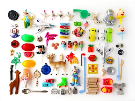 Bits & Bobs by sushipot, via Flickr Things Organized Neatly, Homemade Toys, Enjoy The Little Things, Brown Paper Bag, Plastic Toys, Sleeve Tattoo, Brown Paper, Displaying Collections, Bits And Bobs