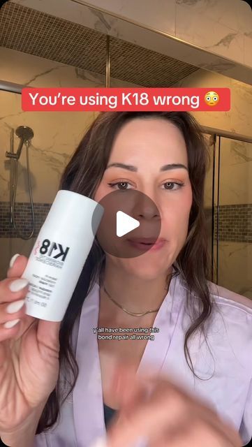 Lindsey Zubritsky, MD, FAAD on Instagram: "LET ME EXPLAIN 👇 

@k18hair bond repair is one of my absolute favorite products out there, but for a while, I could not figure out why my hair was feeling kind of dry 🤔 

It’s because I was skipping conditioner while I was using it.And if you read the instructions, it makes it sound like you should be skipping conditioner.

Because I have dry hair, I NEED conditioner. But here’s how to use K18: shampoo, THEN use K18, THEN you can use conditioner afterwards!

Common answer to questions I get asked:

🫡it says on the bottle not to rinse. This means it can be used as a leave-jn if you want to. But otherwise, it only takes 4 minutes to work. After that, it doesn’t matter if you rinse or don’t rinse (the product has already worked its magic)

🫡it sa K18 Hair Products, Favorite Products, Hair Mask, Dry Hair, Hair Oil, My Hair, Hair Hacks, Being Used, How To Use