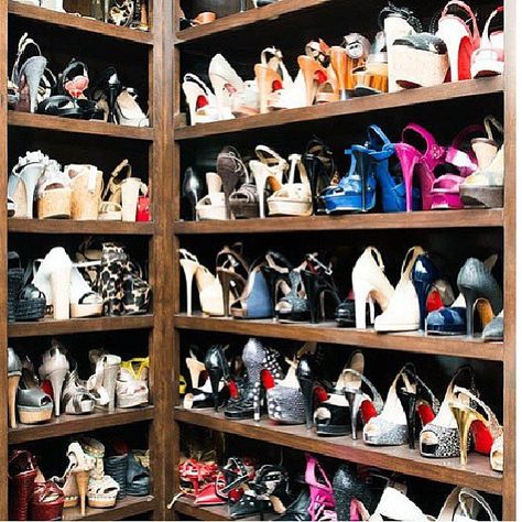 Pin for Later: 13 Things Rich Adults of Instagram Do Their Shoe Collection Can Pay Off Your Student Loans Source: Instagram user bagsnob The Coveteur, Shoe Gallery, Hot Shoes, Shoe Closet, Dream Shoes, Shoe Obsession, Girls In Love, Shoe Lover, Girls Best Friend