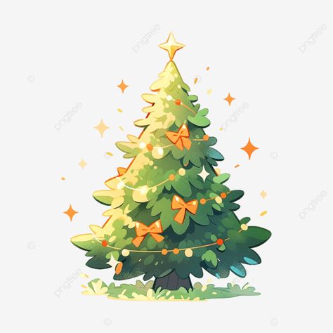 christmas tree green cartoon illustration christmas tree christmas star png Christmas Tree Reference Drawing, Cute Christmas Tree Illustration, Christmas Trees Illustration, Christmas Tree Digital Art, Draw Christmas Ideas, Christmas Tree Illustration Vector, Christmas Tree Reference, Christmas Tree Cartoon Drawing, Christmas Tree Illustration Drawings