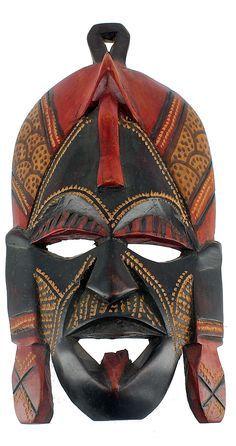 ghanaian wood mask African Artifacts, Maasai People, Devil Mask, Ceramic Mask, Wood Mask, Afrique Art, Afrikaanse Kunst, African Sculptures, African Mask