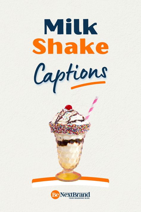 Milk Shake Captions Shake Captions Instagram, Milktea Captions For Instagram, Sweet Food Captions, Milkshake Captions For Instagram, Ice Cream Aesthetic Caption, Sweet Food Captions Instagram, Oreo Quotes, Caption For Sweet Foods, Milkshake Quotes