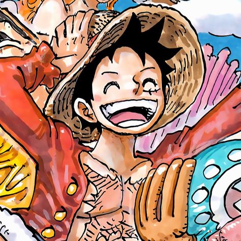 One Piece Official Art Icon, Luffy Official Art, One Piece Official Art, Tweedle Dee, He Makes Me Smile, One Piece Wallpaper Iphone, Anime Expressions, One Piece Luffy, Monkey D Luffy