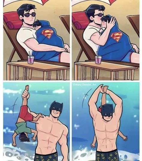 Dc Comics Funny, Superman X Batman, Hiro Big Hero 6, Batfamily Funny, Superman X, Bat Man, Super Friends, Univers Dc, Super Man