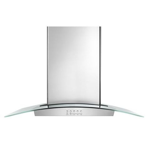 Whirlpool 30-in Convertible Stainless Steel Wall-Mounted Range Hood (Common: 30 Inch; Actual: 30-in) at Lowes.com Stainless Steel Island, Chimney Design, Built In Coffee Maker, Ventilation Hood, Island Range, Kitchen Ventilation, Stainless Range Hood, Island Range Hood, Kitchen Hood