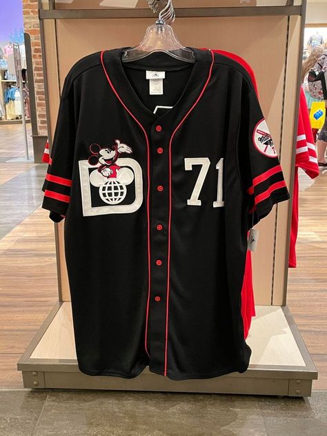 These Disney Baseball Jerseys Will Add Some Athletic Style To Your Magical Wardrobe Jersey Outfit Ideas, Baseball Jersey Outfit Women, Disney Jersey, Baseball Jersey Outfit, Football Jersey Outfit, Baseball Tops, Senior Shirts, Colorful Places, Stylish Hoodies