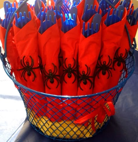 Games For Spiderman Birthday Party, Spiderman Birthday Party Target, Spiderman Diy Birthday Party, Avengers Theme Birthday Party Food, Two Year Old Spiderman Party, Spiderman Birthday Party Table Decor, Spiderman Diy Party Decorations, Spiderman 2nd Birthday Party Ideas, Spiderman Birthday Party Cupcakes