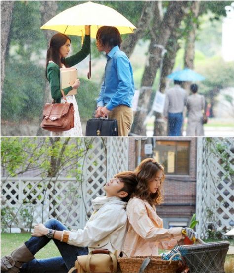 List of romantic Korea drama which you do not want to miss... Romantic Korean Drama, Love Rain Drama, Romantic Series, Korean Drama Series, Drama Club, Jang Geun Suk, Love Rain, Ordinary Girls, Romantic Stories