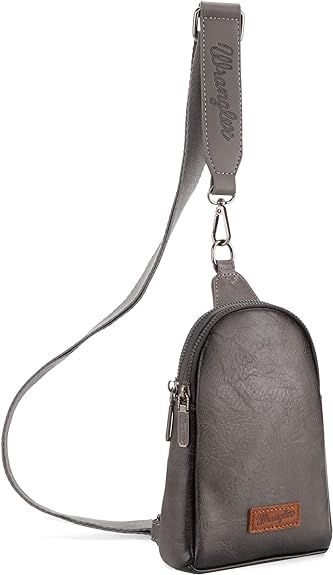 Wrangler Crossbody Sling Bags for Women Cross Body Purse with Detachable Strap