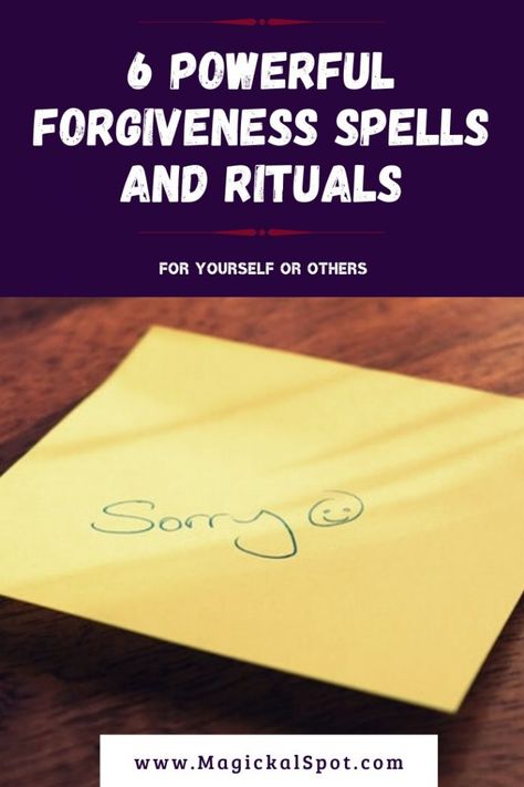 6 Powerful Forgiveness Spells and Rituals [For Yourself Or Others] Forgiveness Ritual, Love Spell Chant, Rekindle Love, Spells That Actually Work, Spells And Rituals, White Magic Spells, Witchcraft Spells For Beginners, Revenge Spells, Money Spells That Work