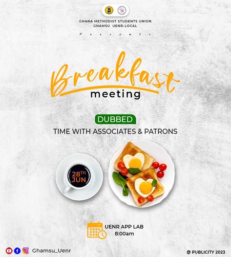 Breakfast Meeting Flyer, Breakfast Flyer Design, Meeting Flyer Design, Breakfast Flyer, Breakfast Quotes, Prayer Breakfast, Breakfast Meeting, Person Photography, Islamic Calligraphy Painting