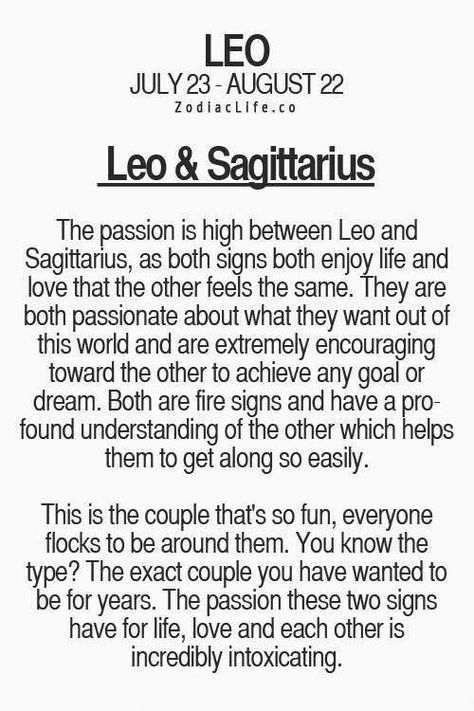 Saggitarius And Leo, Leo Relationship, Sagittarius Compatibility, Zodiac Sagittarius Facts, Sagittarius Relationship, Leo Zodiac Quotes, Sagittarius Traits, Leo Quotes, Leo Zodiac Facts