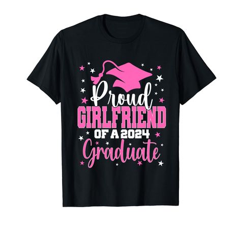 PRICES MAY VARY. CLICK THE BRAND ON THE TOP FOR MORE: Class Of 2024 Graduation Day Designs Cute Graduate Party & Graduation Matching Gifts Ideas & Clothing Matching Graduation Designs For Girlfriend ! Wear it to be proud of a Graduation survivor Lightweight, Classic fit, Double-needle sleeve and bottom hem Shirt Ideas For Boyfriend, Graduation Designs, Senior Class Of 2024, Senior Outfits, Graduate Party, Senior Photo Outfits, Male Teacher, Graduation Design, University Graduation