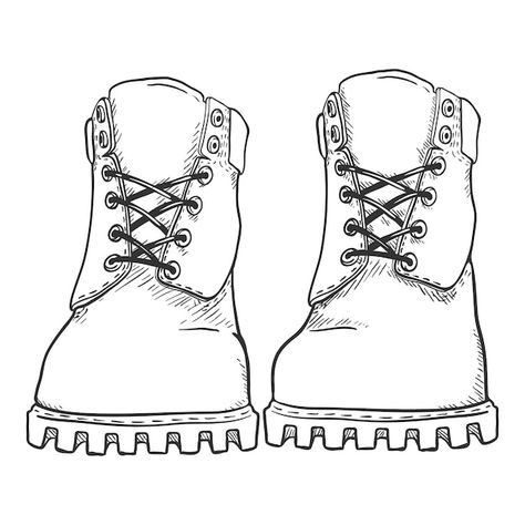 Boots Front View Drawing, Shoes Front View Drawing, How To Draw Boots Front View, Boot Drawing Reference, Boots Drawing Reference, Drawing Boots, Hj Evelyn, Boots Drawing, Step Team