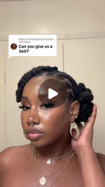 🧚‍♂️ on Instagram: "360 of hairstyle" Side Swept Locs, Locs Hairstyles With Weave, Loc Bangs, Locs With Bangs, Loc Hairstyles For Black Women, Loc Buns, Hairstyle Locs, Long Loc Styles, Loc Inspiration