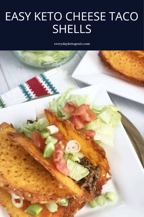 Love tacos but craving low carb options? Try these delicious Keto Cheese Taco Shells! Made from simple ingredients, these cheese taco shells are perfect for your next taco night. Super easy to make and a fantastic substitute for traditional taco shells, they keep your carb count low while satisfying your cheese cravings. Stack them high with your favorite fillings or enjoy them crisp and light! They’re not just delicious but a hit among family and friends too! Enjoy a tasty twist on taco nights with this standout recipe! Cheese Taco Shells, Cheese Taco, Diet Desserts Recipes, Cheese Tacos, Keto Tortillas, Taco Shells, Low Carb Tacos, Keto Taco, Keto Cheese