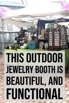 Outdoor Jewelry Craft Show Displays Booth, Crystal Display Ideas Craft Show, Jewelry Vendor Booth, Earring Displays For Craft Shows, Jewelry Booth Display Ideas, Jewelry Booth Display, Jewelry Sales Display, Jewelry Vendor Display, Festival Booth Display