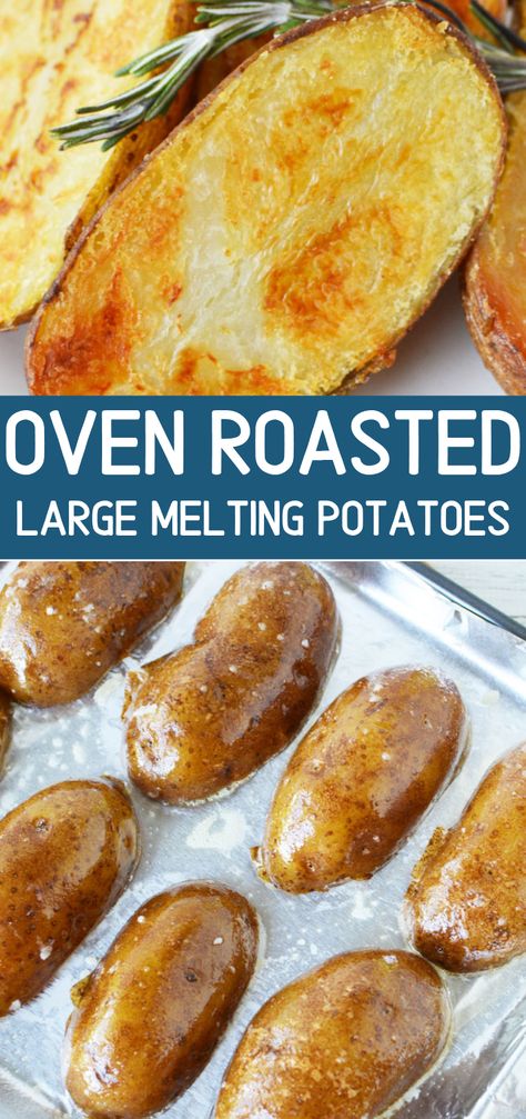 Melting Potatoes, Potato Side Dish, Oven Roasted Potatoes, Potato Recipes Side Dishes, Potato Sides, Potato Side Dishes, Potato Dishes, Oven Roast, Veggie Dishes