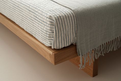 The Kyoto Bed Frame | Low Japanese Bed | Natural Bed Company Bed Frame Japanese, Bed Frame Low, Japanese Bed, Bed Frame King, Japanese Minimalist, Natural Bed, Floating Bed Frame, Japanese Furniture, Floating Bed