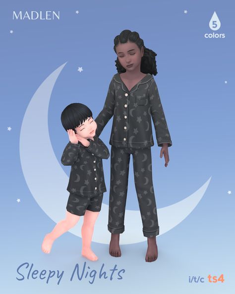 Sleepy Nights Set (Download) | Patreon Sims 4 Mm Cc Infant, Ts4 Cc Sleepwear, Sims 4 Cc Pjamas, Sims 4 Cc Childs Clothes, Ts4 Infant Cc Patreon, Ts4 Infant Clothes, Sims 4 Pj Set Cc, Sims 4 Cc Toddler Clothes Maxis Match, Sims 4 Cc Patreon Toddler Clothes