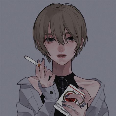 𝗮𝗿𝘁𝗶𝘀𝘁: 𝘁𝗮𝗺𝗶_𝗺𝗼𝗼𝗻𝟬𝟮 Anime Pixie Cut, Matching Pfp, Pixie Cut, Matching Icons, Anime Character, Anime, Art