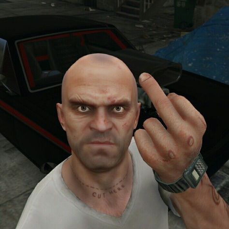 Rakel Sablon, Trevor Philips, Gta Funny, Funny Text Pictures, ماثيو ماكونهي, Haha Photos, Reaction Face, Jokes Pics, Very Funny Pictures