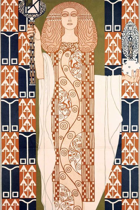 Koloman Moser | Lampoon Magazine Art Deco Ideas, The Melting Pot, Koloman Moser, Vienna Secession, Art Nouveau Pattern, Art Nouveau Poster, Academic Art, The End Of The World, German Art