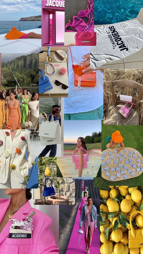 Jacquemus Color Palette, Jacquemus Wallpaper, Jacquemus Moodboard, Jacquemus Campaign, Jacquemus Aesthetic, 2023 Wrapped, Tequila Sunset, Dippin Daisys, Fashion Promotion