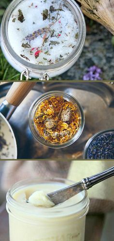 DIY Beauty and Skin Care Recipes - Natural Bath and Body Recipes Homemade Bath Salts Recipe, Diy Lotions, Kitchen Chemistry, Spa Recipes, Bath Salts Recipe, Homemade Spa, Herbal Bath, No Salt Recipes, Homemade Beauty