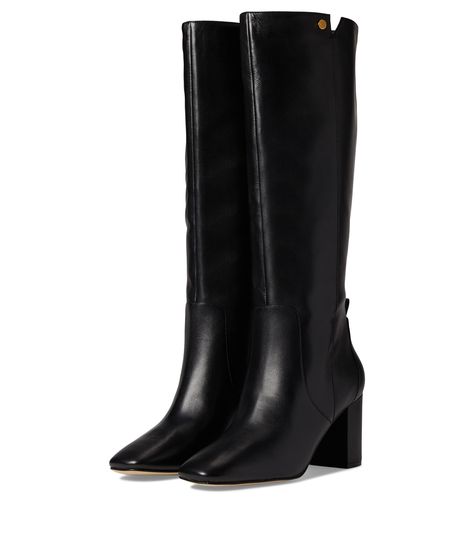 PRICES MAY VARY. Stay on-trend this season in the chic Cole Haan Chrystie Tall Boot. Pull-on style with elastic panel at inner ankle area. Fully padded insole. Arch support for additional comfort. Leather upper. Stay on-trend this season in the chic Cole Haan Chrystie Tall Boot. Pull-on style with elastic panel at inner ankle area. Fully padded insole. Arch support for additional comfort. Leather upper. Textile lining and insole. Synthetic outsole. Petite Knee High Boots, Black Leather Boots Outfit, How To Wear Thigh High Boots, Womens Tall Black Boots, Leather Boots Women Tall, Tall Black Boots Outfit, Leather Boots Outfit, Fall Outfit With Boots, Long Black Boots