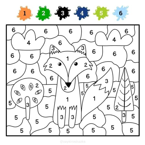 Numbers Game, Kids Worksheets Preschool, Kid Coloring Page, Numbers For Kids, Kids Math Worksheets, Color By Numbers, Number Games, Color Games, Color By Number