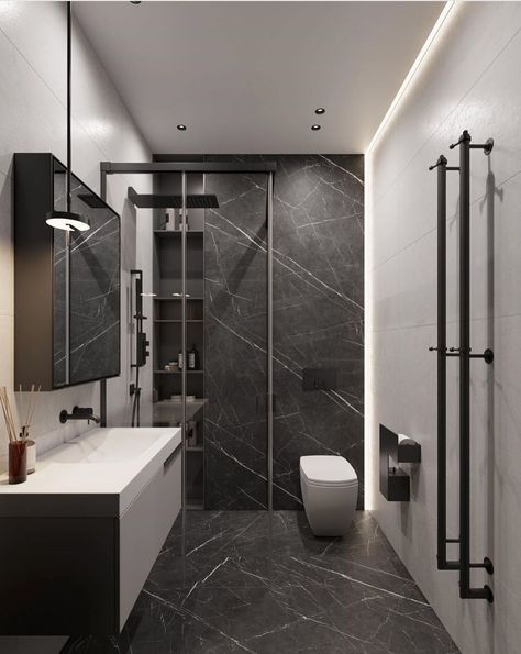 Design Interior Baie, Bathroom Inspiration Modern, Bad Inspiration, Decor Baie, Small Bathroom Makeover, Bathroom Design Decor, Bathroom Trends, Bad Design, Bathroom Design Luxury