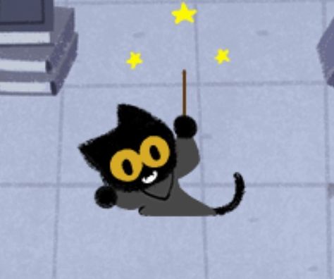 Momo The Cat Wizard, Momo Cat Google, Nature Quotes Aesthetic, Magic Cat Academy, Momo The Cat, Aesthetic Quotes Positive, Black Cat Cartoon, Drawings To Trace, Wizard Cat