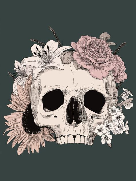 Canine Skull, Skeleton Artwork, Line Tattoo Ideas, Bone Art, Line Tattoo, Skull Sticker, Scary Art, Flower Skull, Auto Accessories