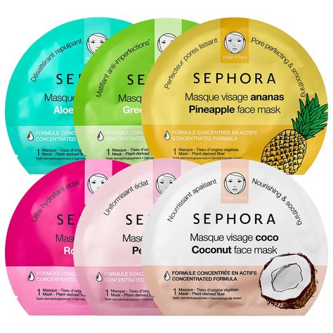 Sephora Face Mask, Pore Mask, Tumeric Face Mask, Green Tea Mask, Cleansing Mask, Gel Mask, Mascara Facial, Sephora Collection, Face Scrub