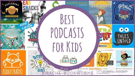 Best Podcasts for Kids Podcasts For Kids, Library Girl, Best Podcasts, Mindfulness Coach, Top Podcasts, Kids Library, Kid Activities, Tech Savvy, Child Life