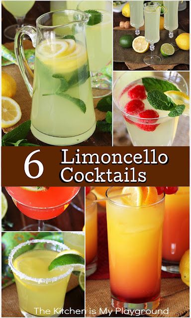 Collage of Limoncello Cocktails Image Lemonchello Drinks Cocktails Limoncello Recipe, Lemoncello Cocktails Recipes, Limoncello Cocktails Pitcher, Limoncello Cocktails Prosecco, Limoncello Cocktails Recipes, Lemon Cello Cocktails, Drinks With Lemon Cello, Cocktails With Limoncello, Limoncello Prosecco Cocktail