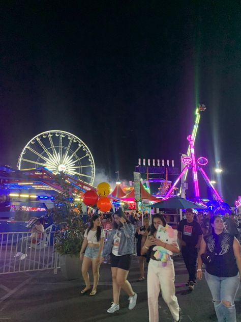 oc fair Oc Fair Aesthetic, Couple At The Fair Aesthetic, Couples At A Fair Aesthetic, Amusent Park Aesthetic Friends, Funfair Aesthetic Night, Manifestation 2024, Oc Fair, Summer 24, Quick Saves