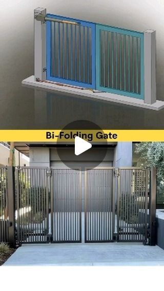 Folding Gate, Gate Design, Railing, New Design, Floor Plan, Gate, Stairs, Floor Plans, Flooring