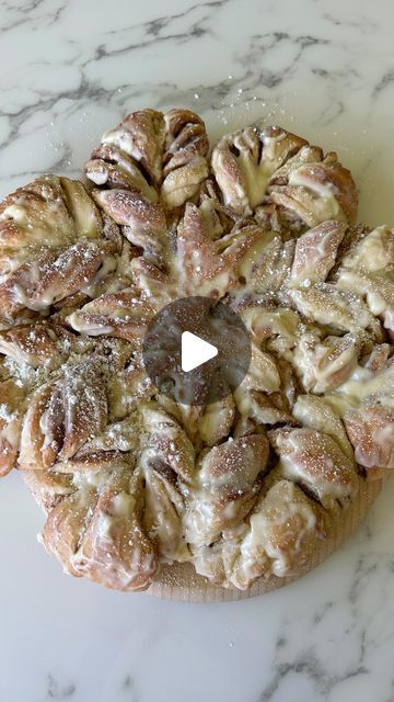 348K views · 34K likes | Audrey Lillian on Instagram: "Cinnamon Roll Pull Apart Snowflake (recipe below) 

Part 2 of my Holiday Recipes series! This is THE treat recipe you need to make this season for your family or friends.You can use your favorite cinnamon roll recipe or follow the one I used below which is my moms 🤍

Ingredients:
-½ cup warm water
-2 tbsp instant dry yeast
-1 cup butter
-2 cups milk
-1 egg
-7 cups flour
-3/4 cup sugar
-1 tbsp salt 

Filling:
-1 cup room temperature butter
-⅓ cup cinnamon
-½ cup brown sugar
-1 tsp vanilla

Cream Cheese Frosting: 
-1/2 cup softened unsalted butter 
-8oz cream cheese (brick-style) 
-1 tsp vanilla extract 
-1/4 tsp salt 
-4 cups powdered sugar 

Instructions:
1. Dissolve the instant dry yeast in the warm water and set aside for 10 minutes Snowflake Recipes, Savory Brunch Recipes, Room Temperature Butter, Standing Mixer, Vanilla Cream Cheese, Vanilla Cream Cheese Frosting, Cinnamon Twists, Cinnamon Roll Recipe, Christmas Bread