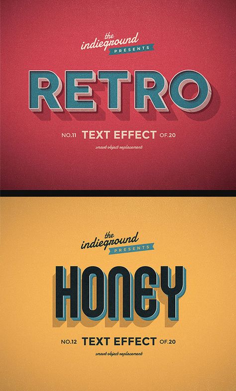 Retro Vintage Text Effects Vol. 2 보고서 디자인, Inspiration Typographie, Tipografi 3d, Photoshop Tutorial Typography, Vintage Logos, Retro Graphic Design, Retro Text, Glamour Vintage, Vintage Text