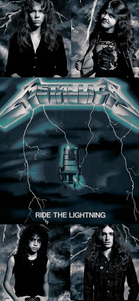 Metallica Ride The Lightning Wallpaper, Ride The Lightning Wallpaper, Metallica Wallpapers Iphone, Band Backgrounds, Metallica Quotes, Metallica Wallpapers, Lightning Wallpaper, Metallica Ride The Lightning, Album Wallpaper